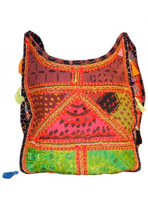 Cotton Handmade Designer Embroidered Women Handbag