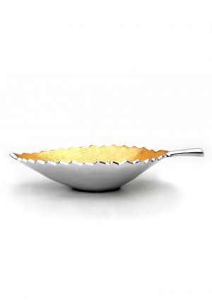 Aluminium Leaf Shaped Bowl