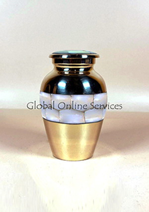 Elite Mother Of Pearl Keepsake Urn