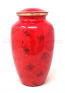 Fiery Mist Brass Keepsake Cremation Urn for Ashes.