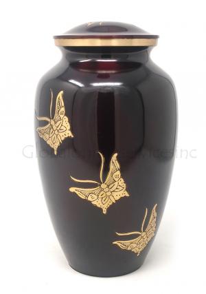 Large Classic Butterfly Urn for Funeral Human Ashes