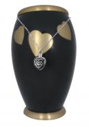 Large Fluttering Monarch Hearts Adult Urn For Human Ashes+ Free jewellery Urn